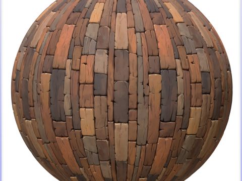 Stylized Wood Seamless Texture CG Texturen