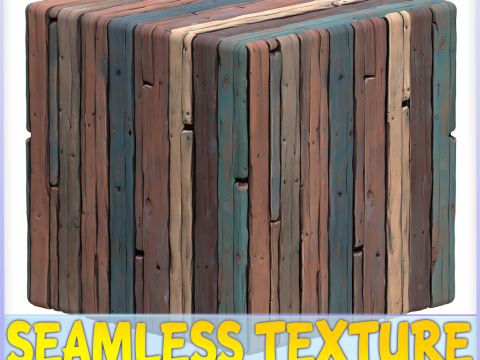 Stylized Wood Seamless Texture CG Текстури