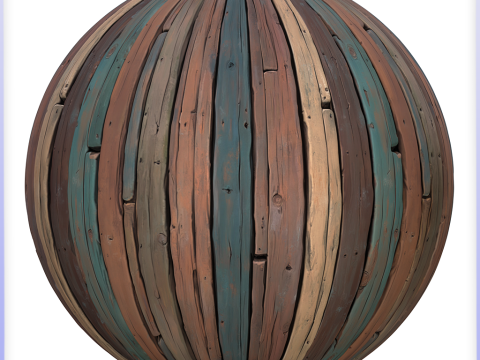 Stylized Wood Seamless Texture CG 纹理