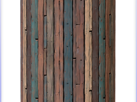 Stylized Wood Seamless Texture CG 纹理