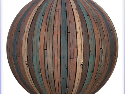 Stylized Wood Seamless Texture CG 纹理
