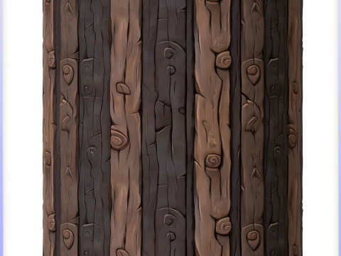 Stylized Wood Seamless Texture CG Textures