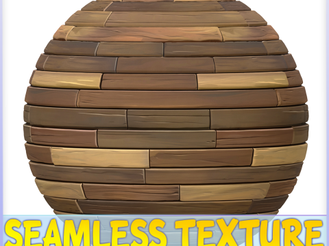 Stylized Wood Seamless Texture CG Textures