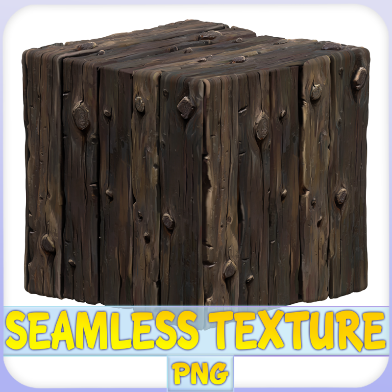 Stylized Wood Seamless Texture CG Dokuları .c4d .max .obj .3ds .fbx .stl .blend 