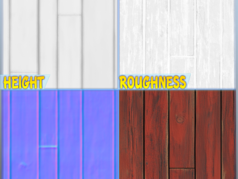 Stylized Wood Seamless Texture Texturas CG
