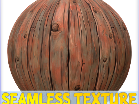 Stylized Wood Seamless Texture CG Текстури