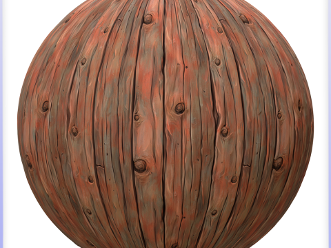 Stylized Wood Seamless Texture CG Textures
