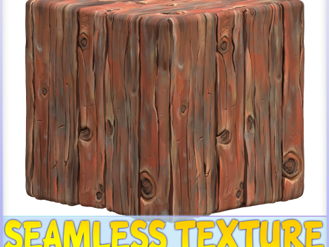 Stylized Wood Seamless Texture CG Текстури