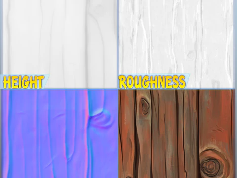 Struttura senza giunte di legno stilizzato CG Textures