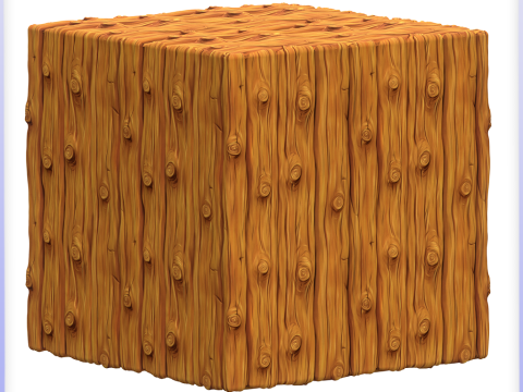 Stylized Wood Seamless Texture Tekstur CG