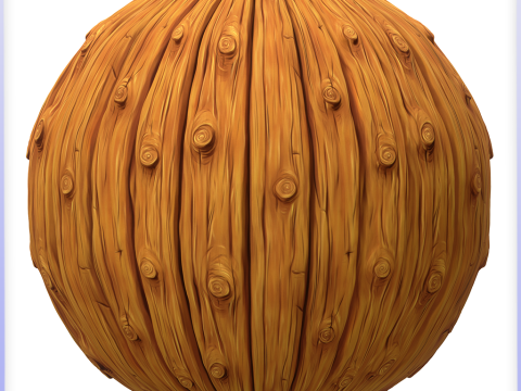 Stylized Wood Seamless Texture Tekstur CG