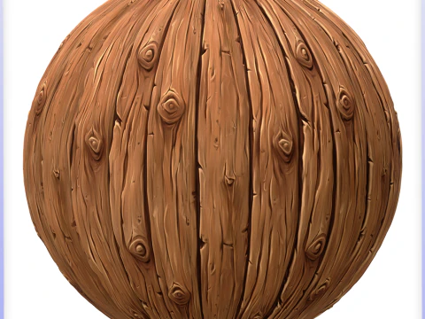 Stylized Wood Seamless Texture CG Textures