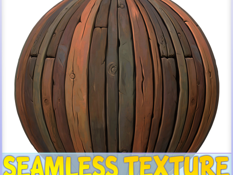Stylized Wood Seamless Texture CG Текстури