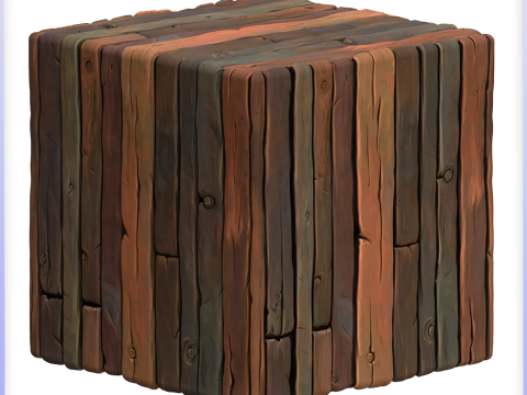 Stylized Wood Seamless Texture CG 텍스쳐