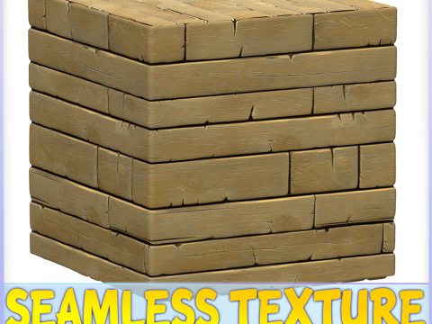 Stylized Wood Seamless Texture CG Текстури
