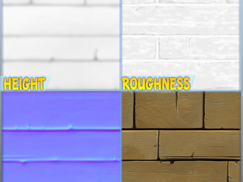 Stylized Wood Seamless Texture CG 텍스쳐