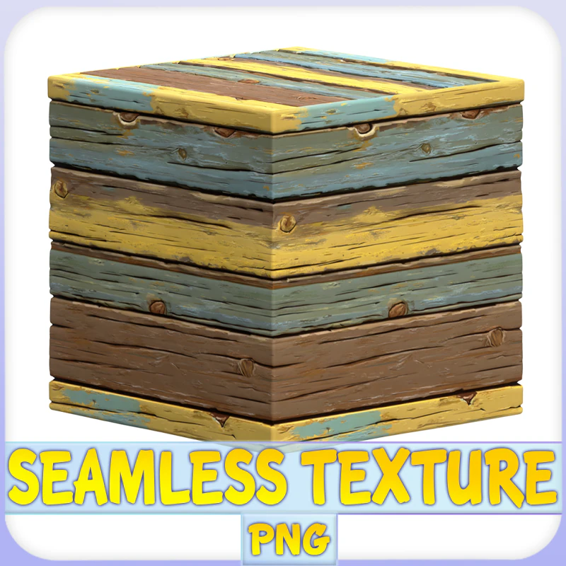 Stylized Wood Seamless Texture CG Textures .c4d .max .obj .3ds .fbx .stl .blend