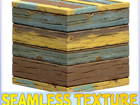 Stylized Wood Seamless Texture CG Текстури