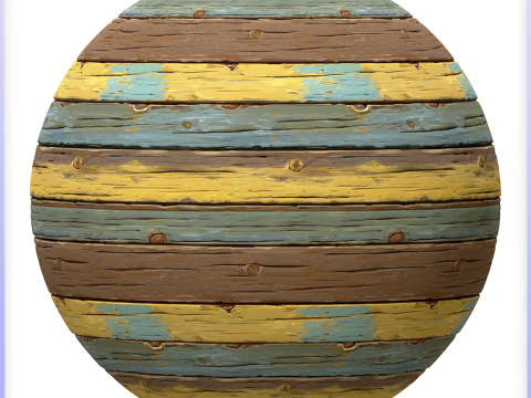 Stylized Wood Seamless Texture CG テクスチャ