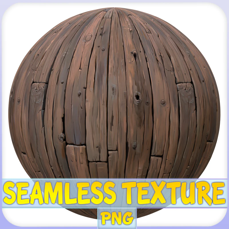 Stylized Wood Seamless Texture CG Textures .c4d .max .obj .3ds .fbx .stl .blend 