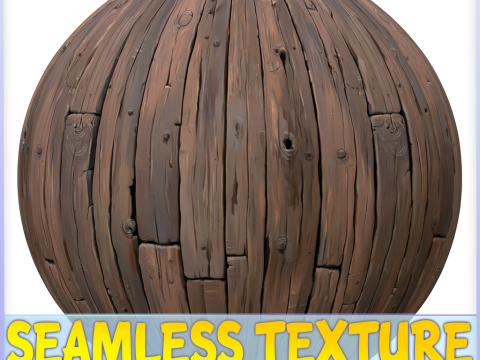 Stylized Wood Seamless Texture CG Текстури