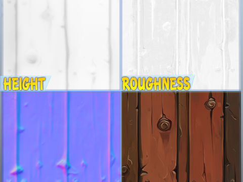 Stylized Wood Seamless Texture CG Dokuları