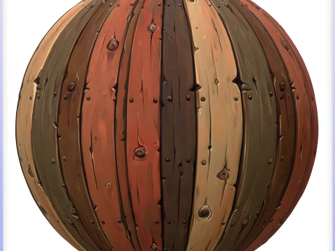 Stylized Wood Seamless Texture CG Textures