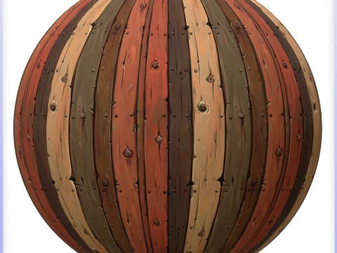 Stylized Wood Seamless Texture CG Textures