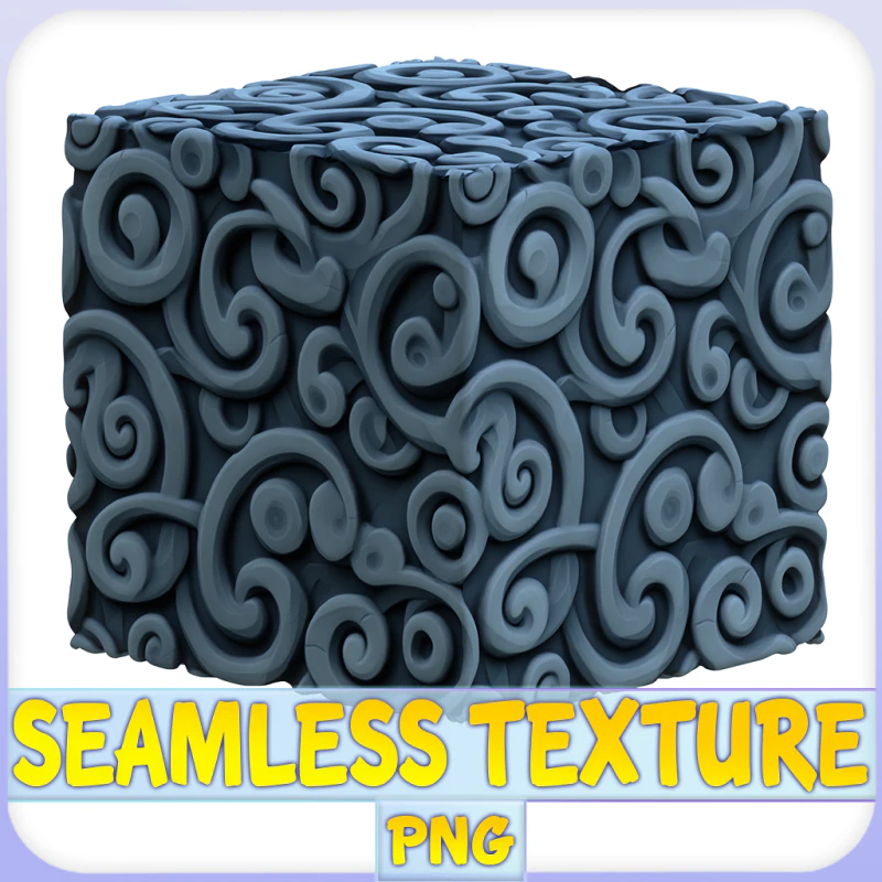 Stylized Wood Seamless Texture CG Textures .c4d .max .obj .3ds .fbx .stl .blend