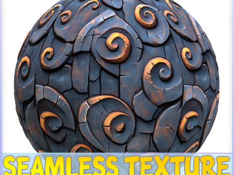 Stylized Wood Seamless Texture CG Текстури