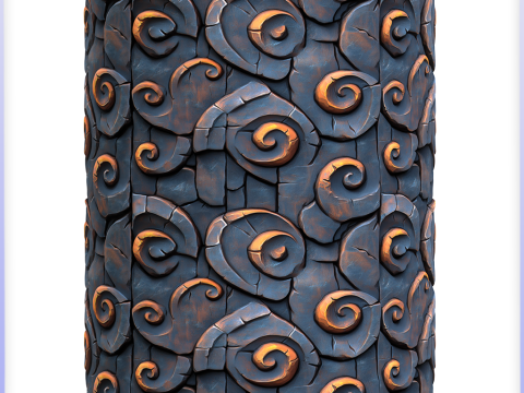 Stylized Wood Seamless Texture CG Texturen