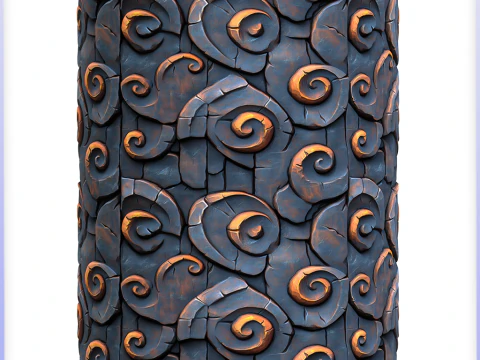 Stylized Wood Seamless Texture CG Textures