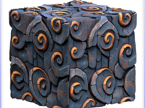 Stylized Wood Seamless Texture CG Texturen