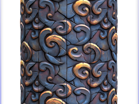 Stylized Wood Seamless Texture CG Tekstury