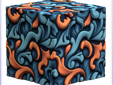 Stylized Wood Seamless Texture Tekstur CG