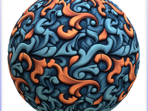 Stylized Wood Seamless Texture Tekstur CG