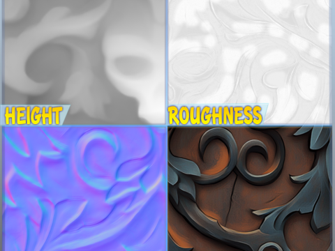 Stylized Wood Seamless Texture Texturas CG