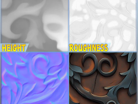 Struttura senza giunte di legno stilizzato CG Textures