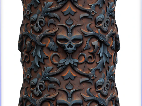 Struttura senza giunte di legno stilizzato CG Textures