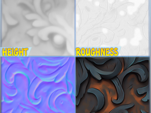 Stylized Wood Seamless Texture CG Textures