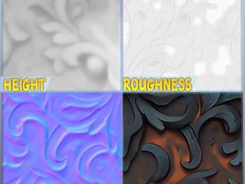 Struttura senza giunte di legno stilizzato CG Textures