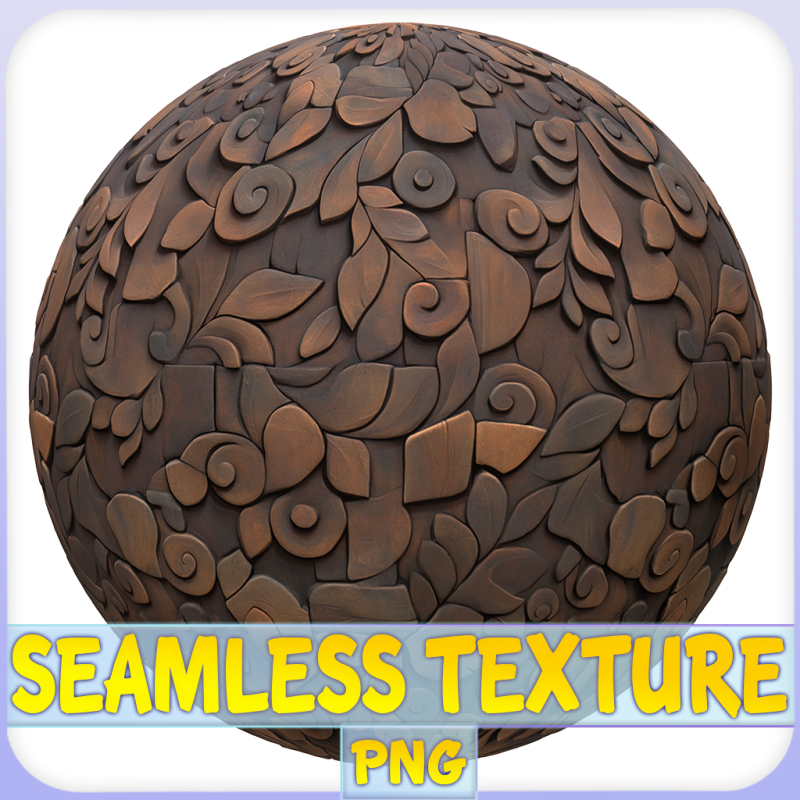 Stylized Wood Seamless Texture CG Textures .c4d .max .obj .3ds .fbx .stl .blend