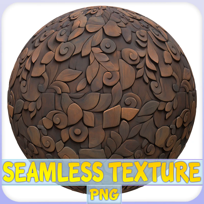 Stylized Wood Seamless Texture CG Textures .c4d .max .obj .3ds .fbx .stl .blend 