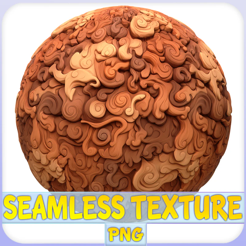 Stylized Wood Seamless Texture CG Textures .c4d .max .obj .3ds .fbx .stl .blend 