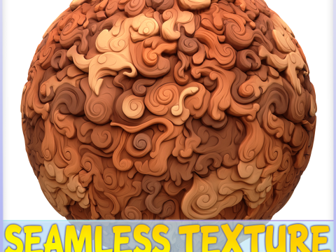 Stylized Wood Seamless Texture CG Текстури