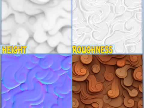 Struttura senza giunte di legno stilizzato CG Textures