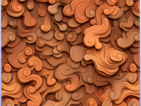 Stylized Wood Seamless Texture CG Текстуры