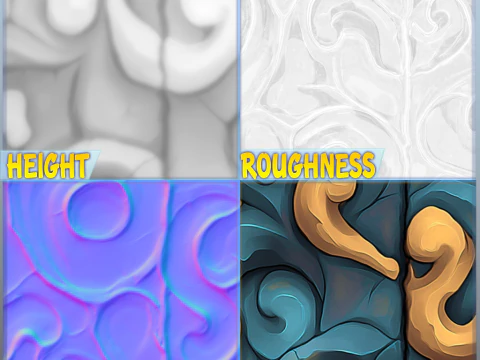 Struttura senza giunte di legno stilizzato CG Textures