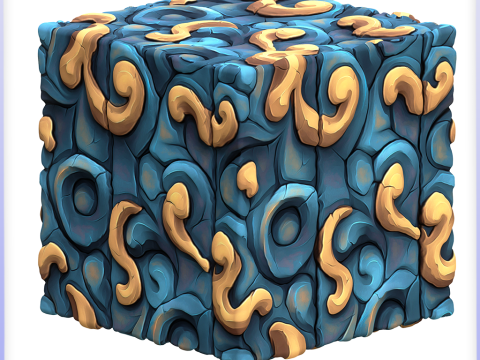 Stylized Wood Seamless Texture Tekstur CG