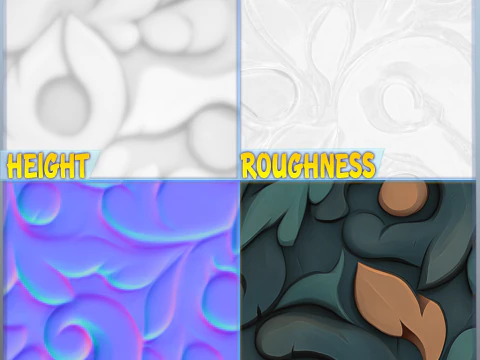 Struttura senza giunte di legno stilizzato CG Textures